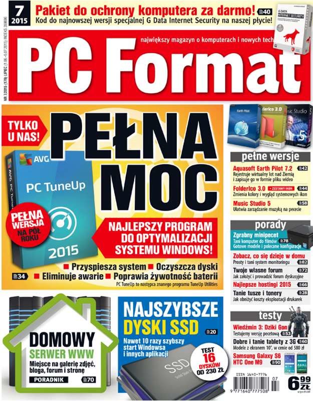 PC Format 07/2015 - w kioskach od 1 czerwca /materiały prasowe