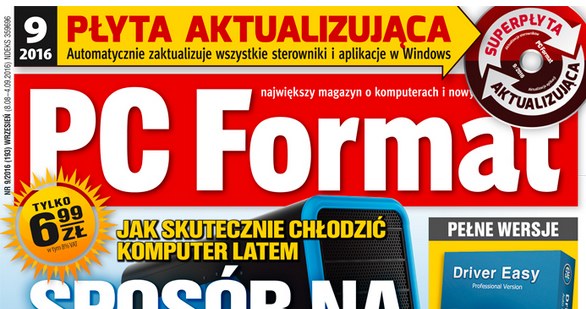 PC Format 09/2016 - w sprzedaży od 8 sierpnia /PC Format
