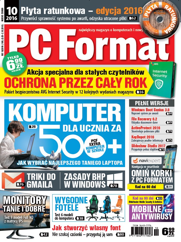 PC Format 10/2016 - w kioskach od 5 września /PC Format