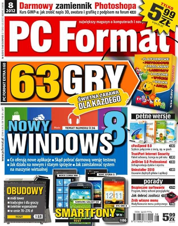 "PC Format" 8/2012 - w kioskach od 2 lipca /PC Format