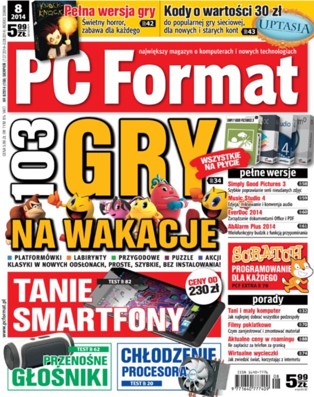 PC Format 8/2014 - ogromna liczba darmowych gier na lato /PC Format