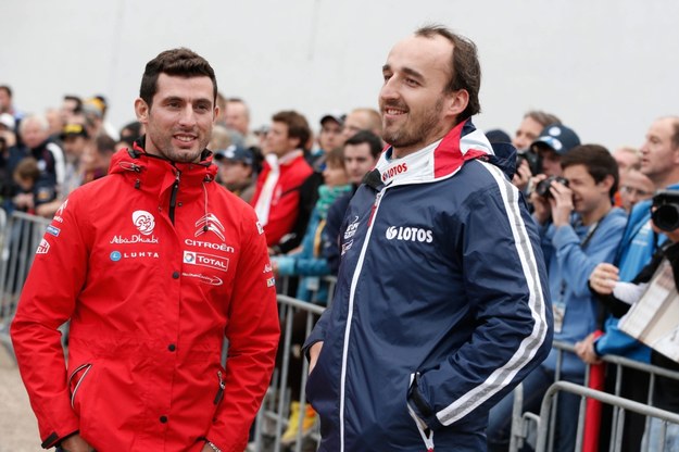 Pechito Lopez i Robert Kubica podczas Rajdu Niemiec /Panoramic  /PAP
