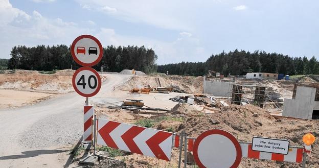 Pechowa budowa autostrady A2.Fot. Łukasz Szeląg /Reporter