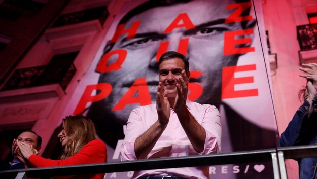 Pedro Sanchez, szef socjalistycznej partii PSOE /JUANJO MARTIN /PAP/EPA