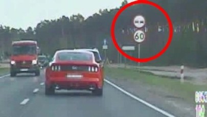 Pędził 150 km/h, wyprzedzał na zakazie, bo "takim autem trudno jechać wolno"