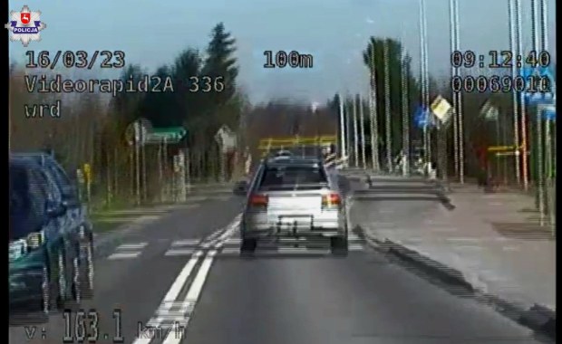 Pędził 163 km/h w terenie zabudowanym. 24-latek stracił prawo jazdy