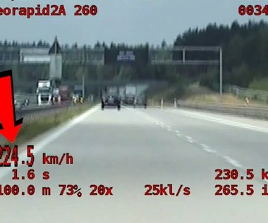 Pędził 224 km/h na A4. Złapała go grupa SPEED