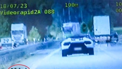 Pędził lamborghini 224 km/h na A2. Miał odstawić auto szefowi 