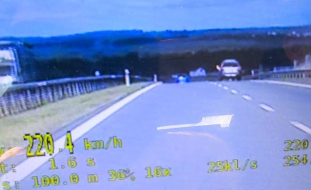 Pędził Trasą Kaszubską ponad 220 km/h. Zapłacił kilka tysięcy złotych mandatu