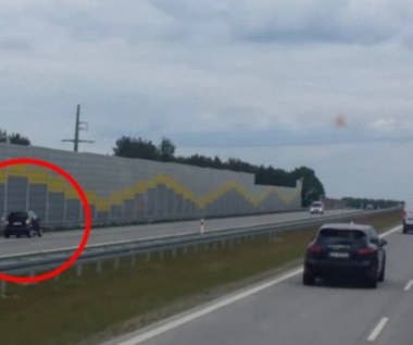 Pędziła smartem pod prąd drogą ekspresową S8