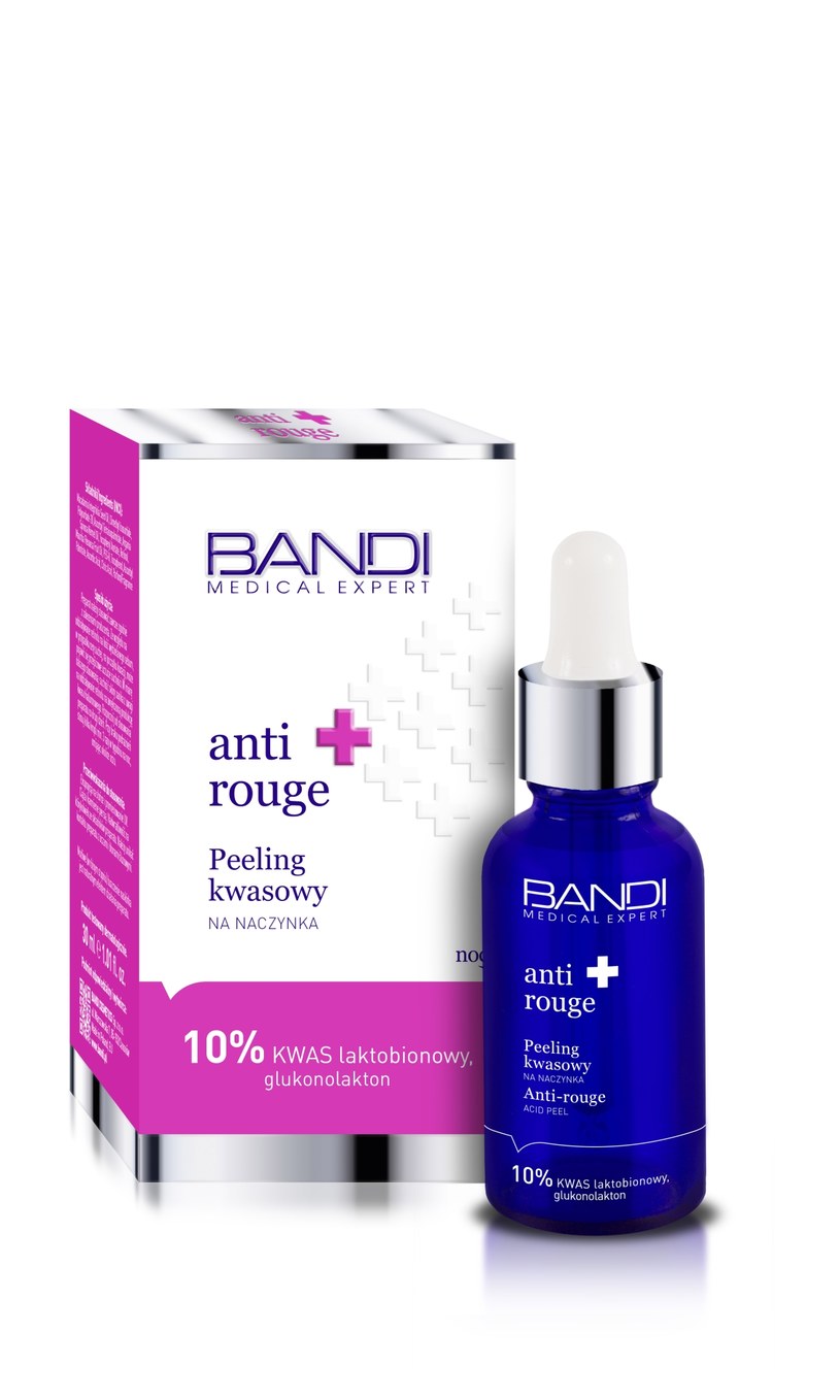 Peeling kwasowy na naczynka Anti Rouge BANDI Medical Expert /materiały prasowe