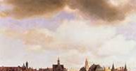 Pejzaż, Jan Vermeer van Delft, Widok Delft, 1658 /Encyklopedia Internautica