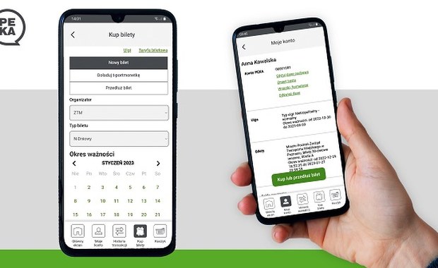 PEKA w telefonie. Aplikacja ma być ułatwieniem dla pasażerów 