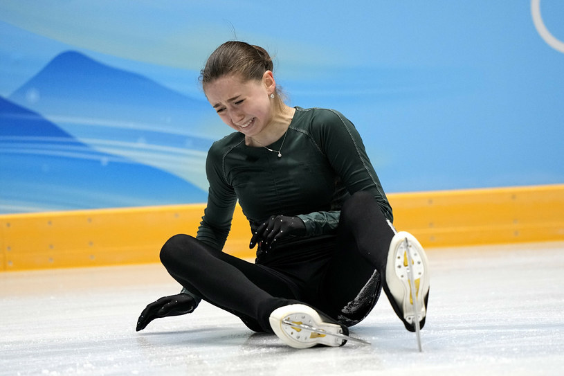 Pekin 2022. Kamiła Walijewa podczas treningu na olimpijskiej tafli /East News