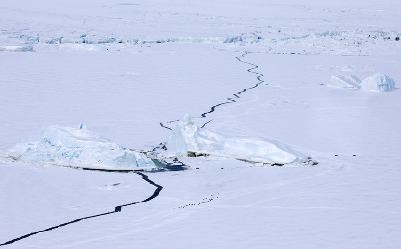 Pęknięcia i szczeliny w lodowcach szelfowych mogą być zwiastunem negatywnych zmian na Antarktydzie /David Tipling/Education Images/Universal Images Group via Getty Images /Getty Images