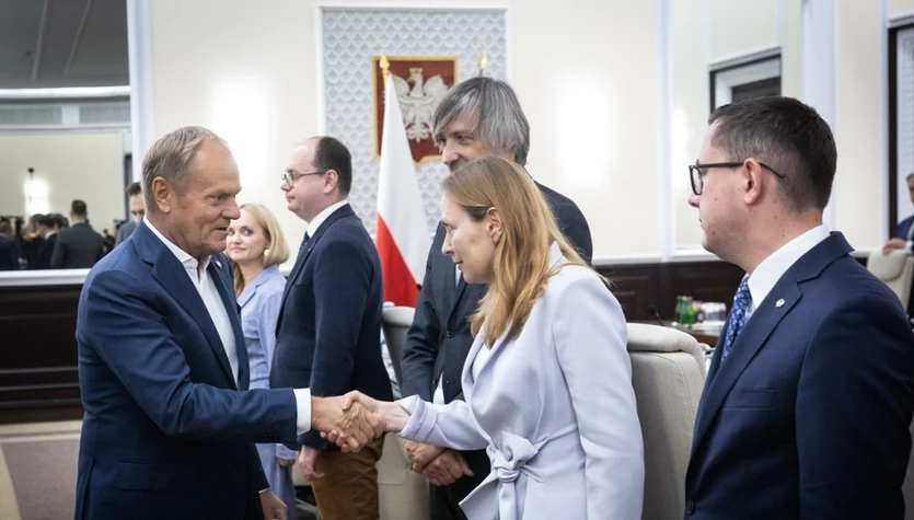 Pełczyńska-Nałęcz o wymianie zdań z Tuskiem. "W Polsce mamy z tym problem"