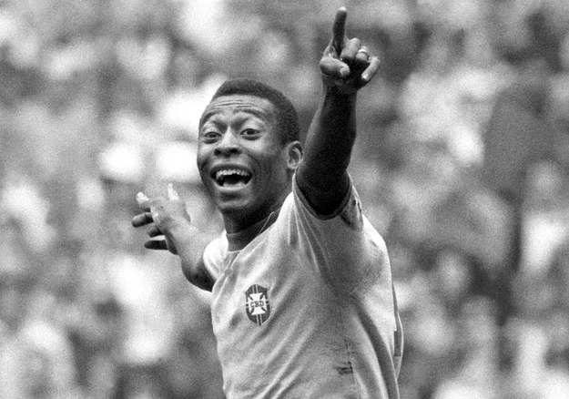 Pele podczas mundialu w 1970 roku /PAP/Photoshot