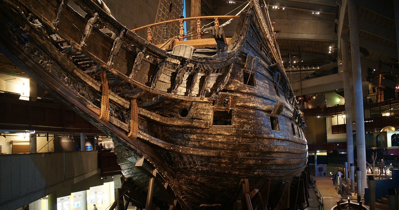 Pełny wrak okrętu Waza jest najsławniejszym eksponatem w Szwecji /Javier Kohen /Wikipedia