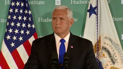 Pence krytykuje Chiny. "Nie damy się zastraszyć"