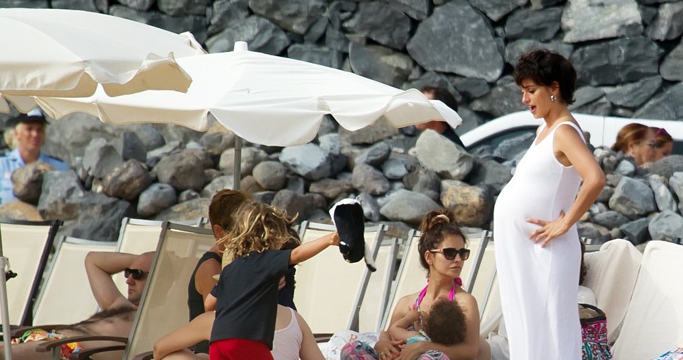 Penelope Cruz na plaży /Splash News /East News