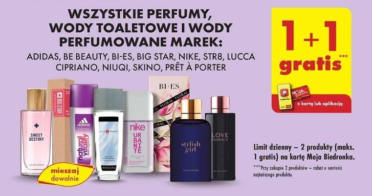 Perfumy 1+1 gratis w Biedronce! /Biedronka /INTERIA.PL