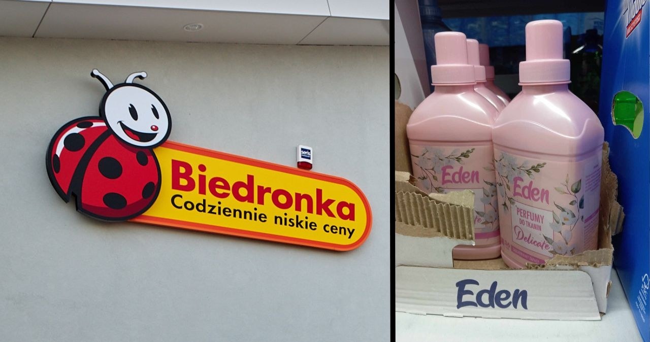 Perfumy do prania Eden na promocji w Biedronce! /Biedronka/Inga Więch  /INTERIA.PL