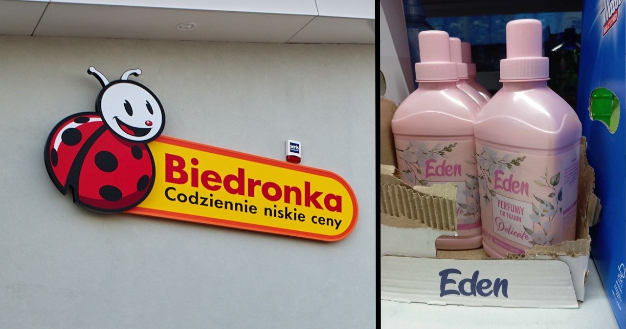 Perfumy do prania Eden znów na promocji w Biedronce! /Biedronka/Inga Więch  /INTERIA.PL