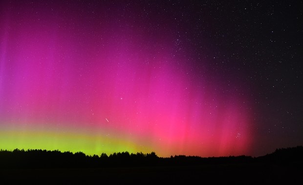 Perseidy i zorza polarna nad Polską. To była piękna noc!