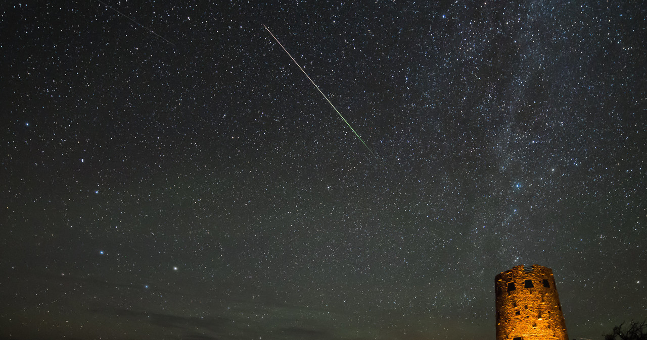 Perseidy na nocnym niebie będzie można obserwować w wakacje. /123RF/PICSEL
