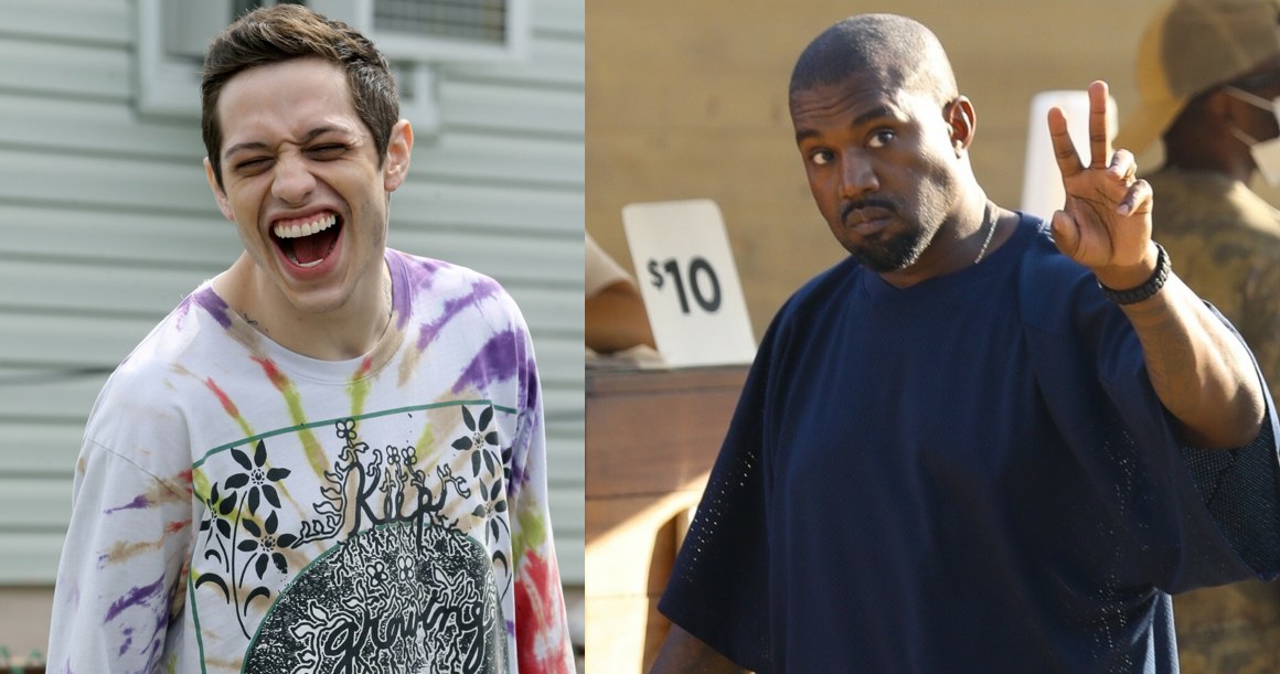 Pete Davidson: fot. Steve Sands/New York Newswire/Bauer Griffin/East News, Kanye West: fot.Backgrid/East News /Backgrid/East News /East News