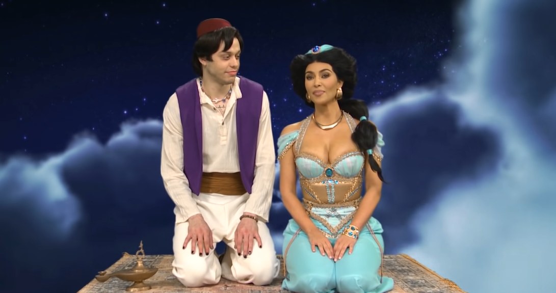 Pete Davidson i Kim Kardashian / fot. https://www.youtube.com/watch?v=40sJn4fEpMQ /materiał zewnętrzny