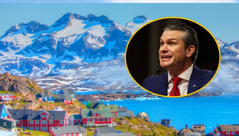 Pete Hegseth odmówił potwierdzenia, że Pentagon nie ma planów inwazji na Grenlandię /Shutterstock