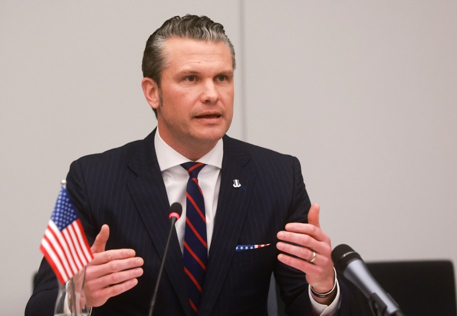 Pete Hegseth /OLIVIER HOSLET /PAP/EPA
