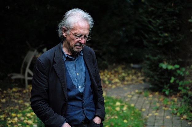 Peter Handke został laureatem literackiej Nagrody Nobla w 2019 roku /	JULIEN DE ROSA /PAP/EPA