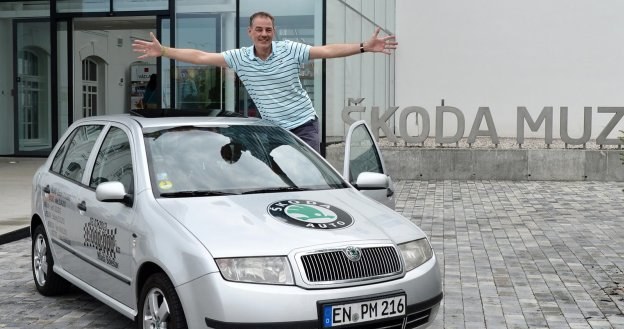 Peter Kirchhoff i jego Fabia /Skoda