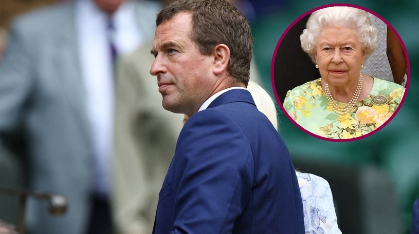 Peter Phillips i królowa Elżbieta II. /HANNAH MCKAY / Reuters / Forum; John Stillwell / PA Images / Forum /Agencja FORUM
