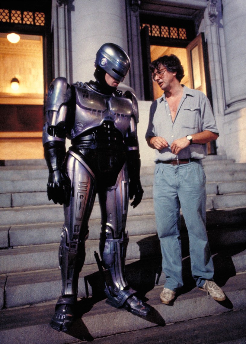 Peter Weller i Paul Verhoeven na planie "RoboCopa" /Image Capital Pictures / Film Stills /Agencja FORUM