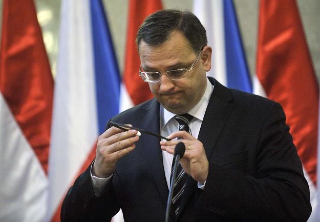 Petr Nečas, premier Czech od 2010 r. /AFP