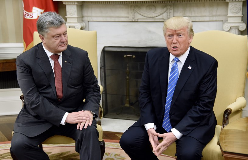 Petro Poroszenko i Donald Trump /PAP/EPA