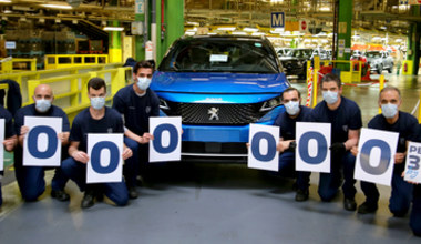 Peugeot 3008 - milionowy egzemplarz zjechał z linii produkcyjnej