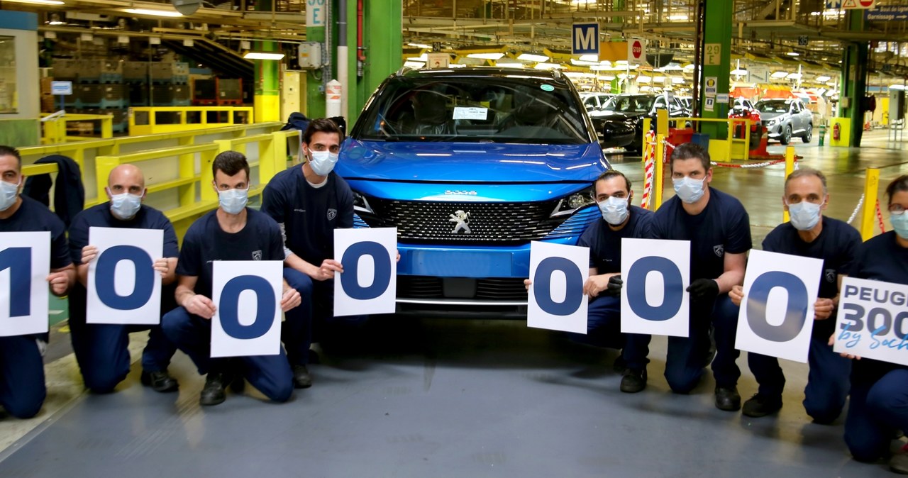 Peugeot 3008 nie traci na popularności - wprodukowano już milion egzemplarzy! /Informacja prasowa