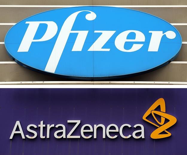 Pfizeer chce przejąć spółkę AstraZeneca /AFP