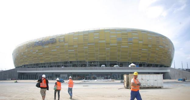 PGE Arena w Gdańsku (w czasie budowy). Fot. MIROSLAW PIEŚLAK /Agencja SE/East News