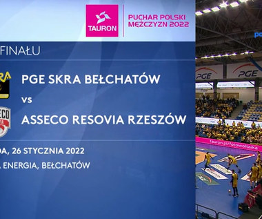 PGE Skra Bełchatów - Asseco Resovia Rzeszów 1:3 - SKRÓT. WIDEO (Polsat Sport)