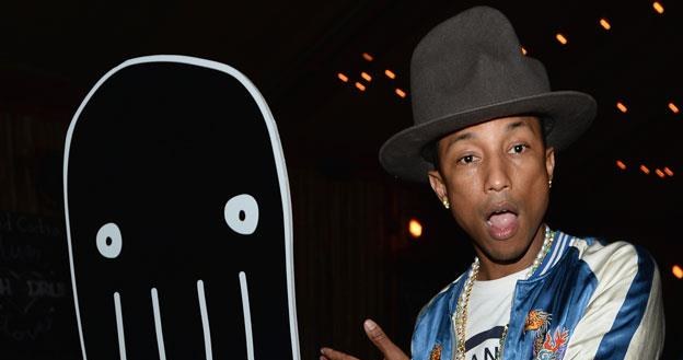 Pharrell Williams zaśpiewał przebojowe "Happy" fot. Dimitrios Kambouris /Getty Images/Flash Press Media