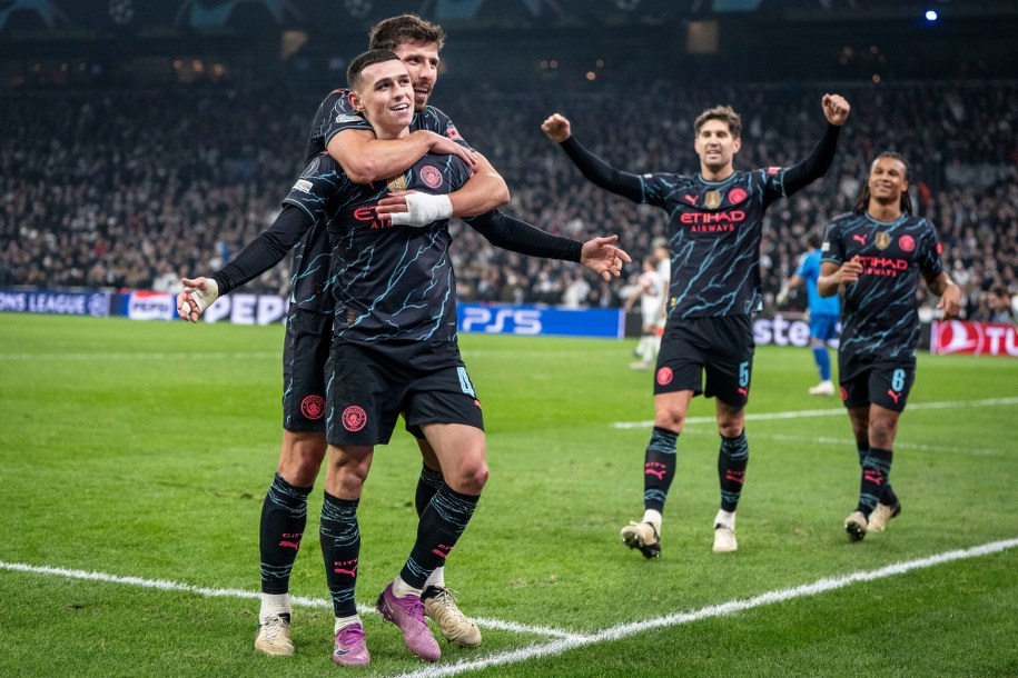 Phil Foden ustalił wynik meczu /Mads Claus Rasmussen /PAP/EPA