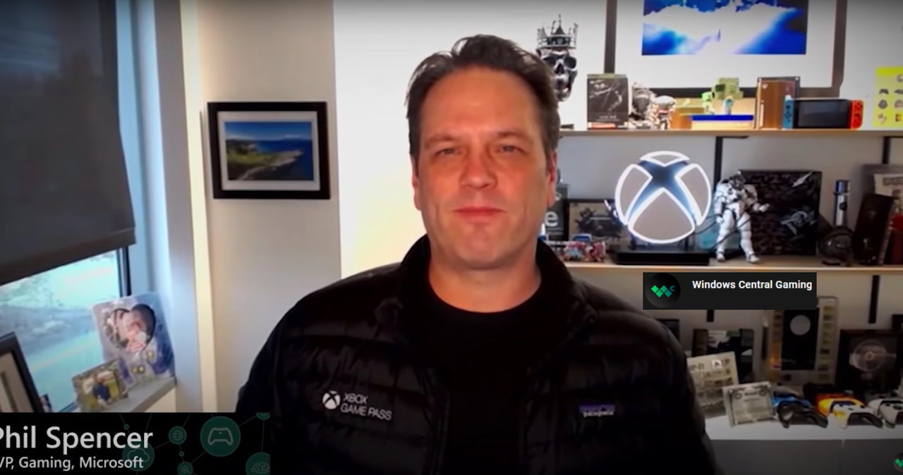 Phil Spencer - fragment filmu zamieszczonego w serwisie YouTube.com / na kanale @Windows Central Gaming /materiały źródłowe