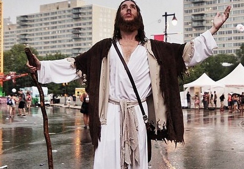 Philly Jesus - chodzący bilbord Pana Boga z Filadelfii /Instagram/ @phillyjesus /materiały prasowe