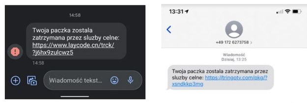 Phishing smsowy /KMP Bielsko-Biała /Materiały prasowe