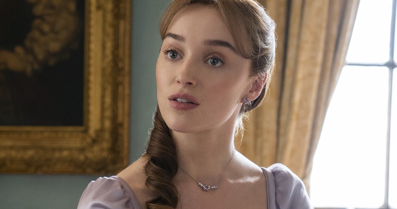 Phoebe Dyvenor w serialu "Bridgertonowie" /Liam Daniel /Netflix